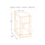 Table de bout avec tablette Robley