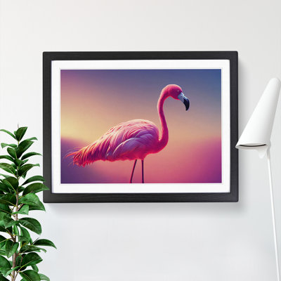 Enviable Flamingo - Single Picture Frame Print