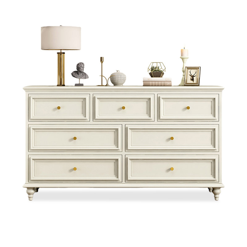 Armoire d'appoint en bois manufacturé blanc, H 31,5 po x l 55,12 po x P 13,78 po