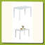 Table de salle à manger en bois, table de cuisine pour petits espaces, table de salle à manger pour 4 personnes
