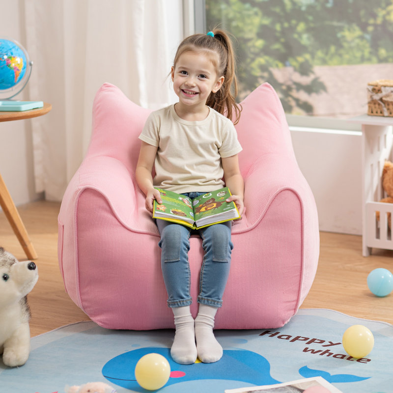 Kids Bean Bag Chair Stuffed Toddler Bean Bag Sofa With Pocket Filler Bean Bag Chair Chair For Gaming Reading Playing