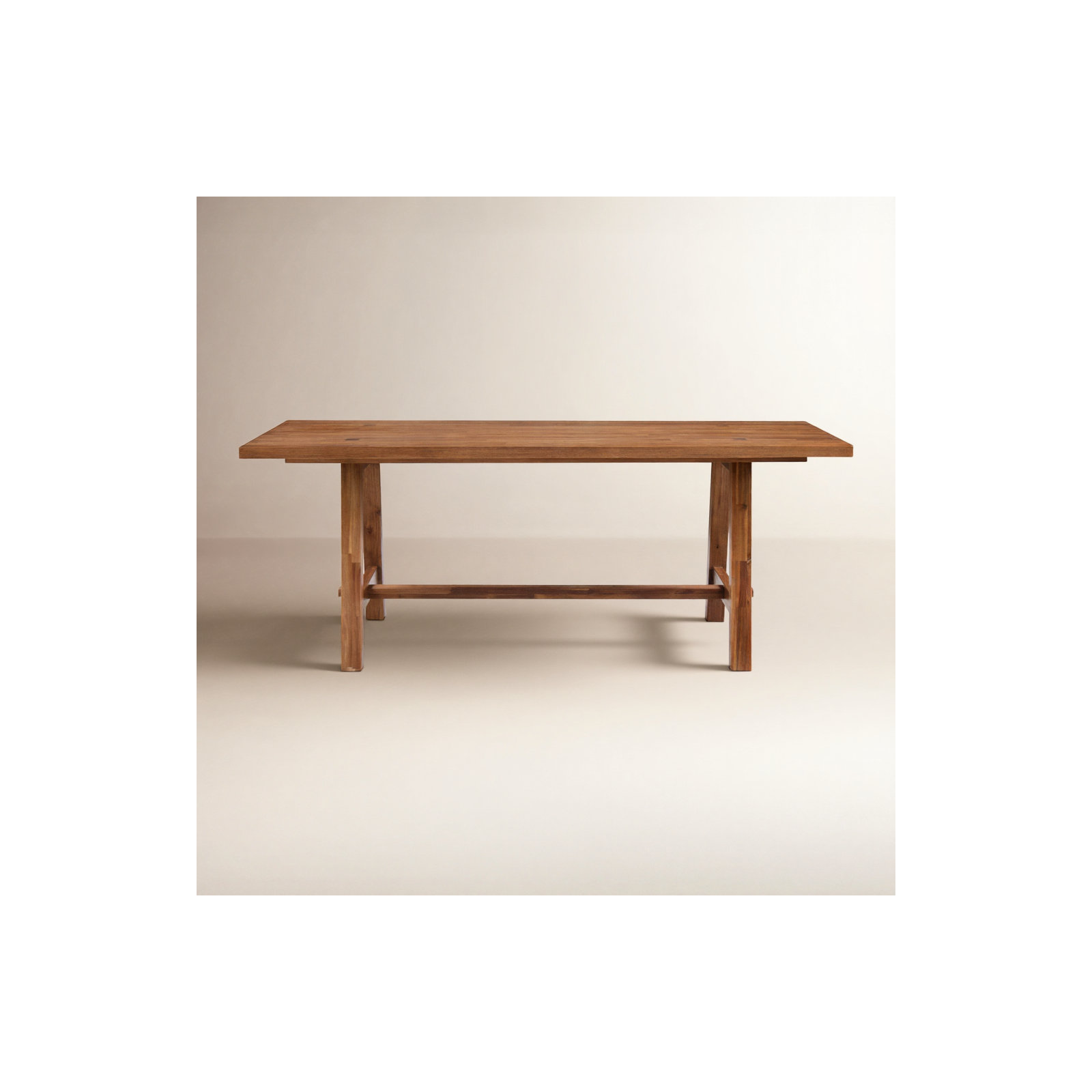 Alexa 79'' Dining Table, Brushed Brown