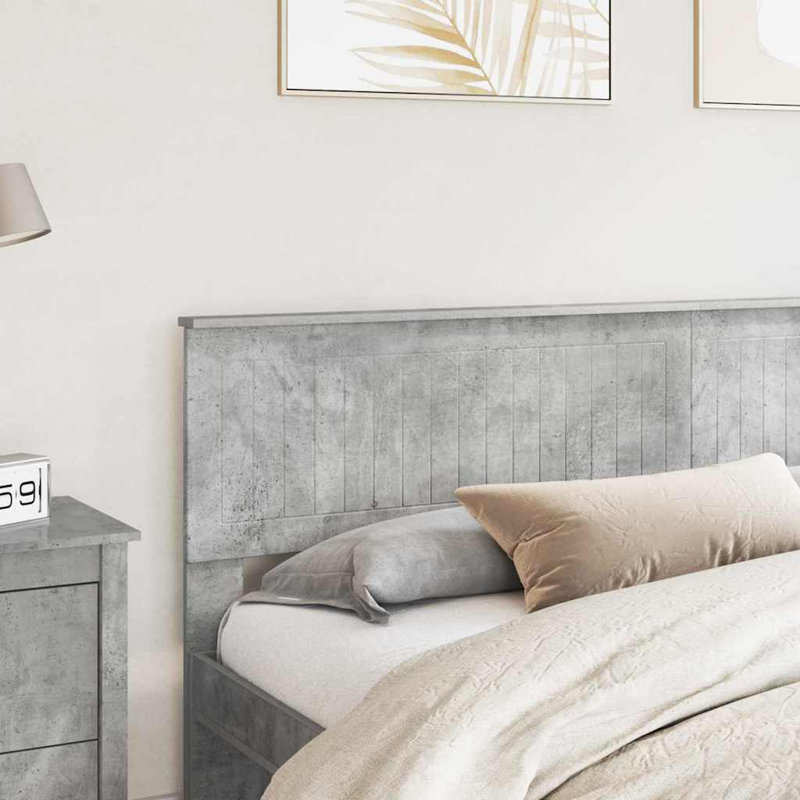 Headboard, King, Concrete Grey