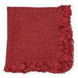 Romantic Volumed Border French Linen Napkin