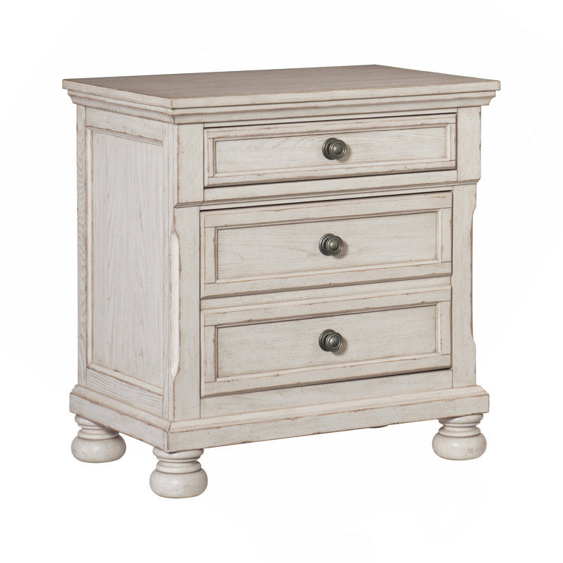 Table de chevet 1 pièce Transition, Blanc