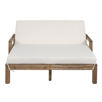 Outdoor Chaise Lounge With Double Seats