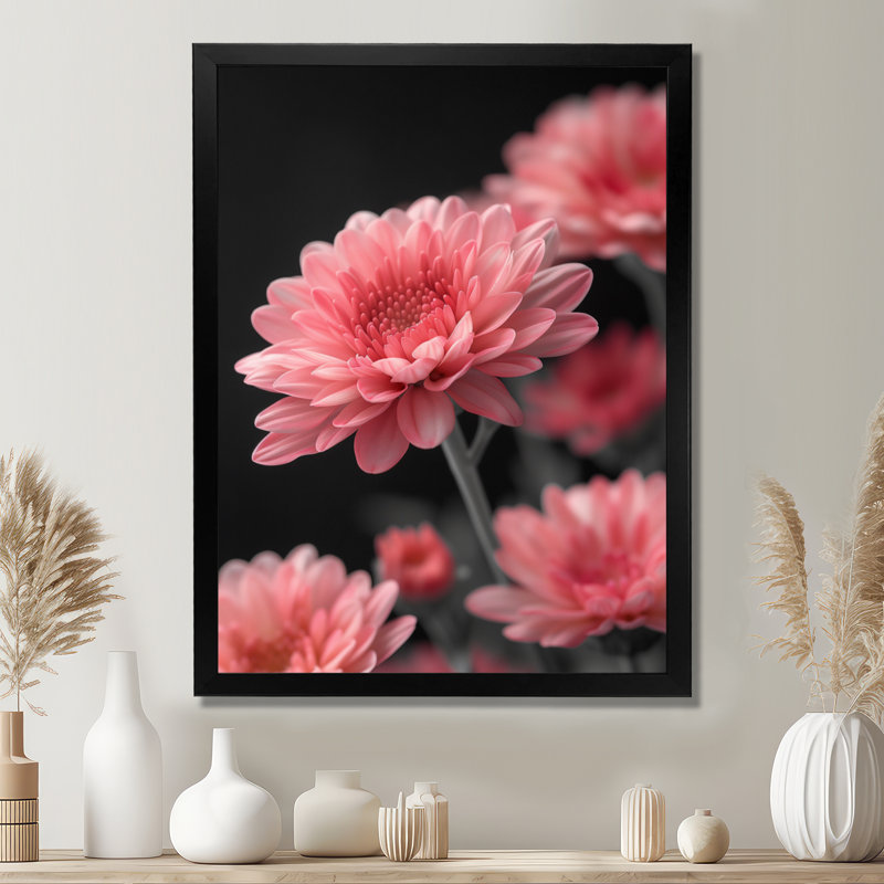 «Glamour rose monochrome photo de jardin de maman - décoration murale de maman, H 20 po x l 12 po x P 1 po