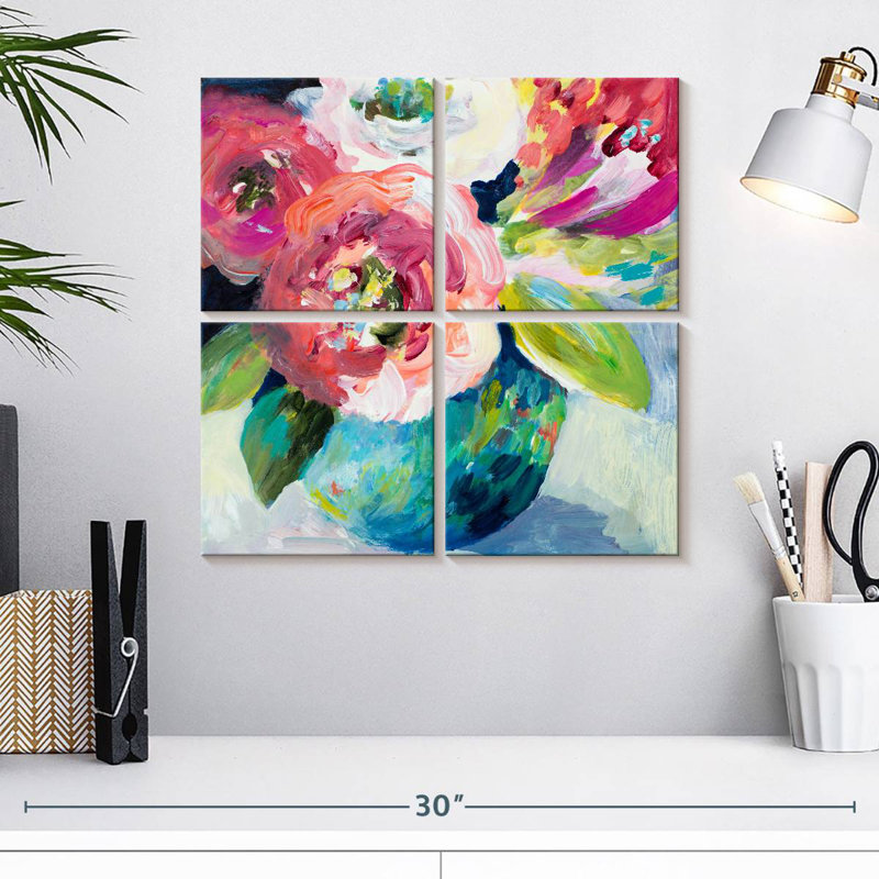 Harnek, une touche de printemps, H 18 po x l 18 po