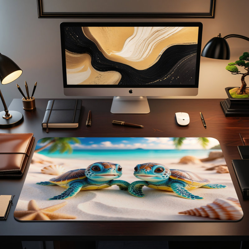 Polyester Desk Pad, 23.6x13.8