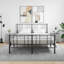 Hilaire 40cm W Iron Bedside Table-125113102-125113100