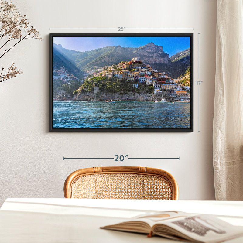 Places "Falaises de Positano", art mural, H 17 po x l 25 po