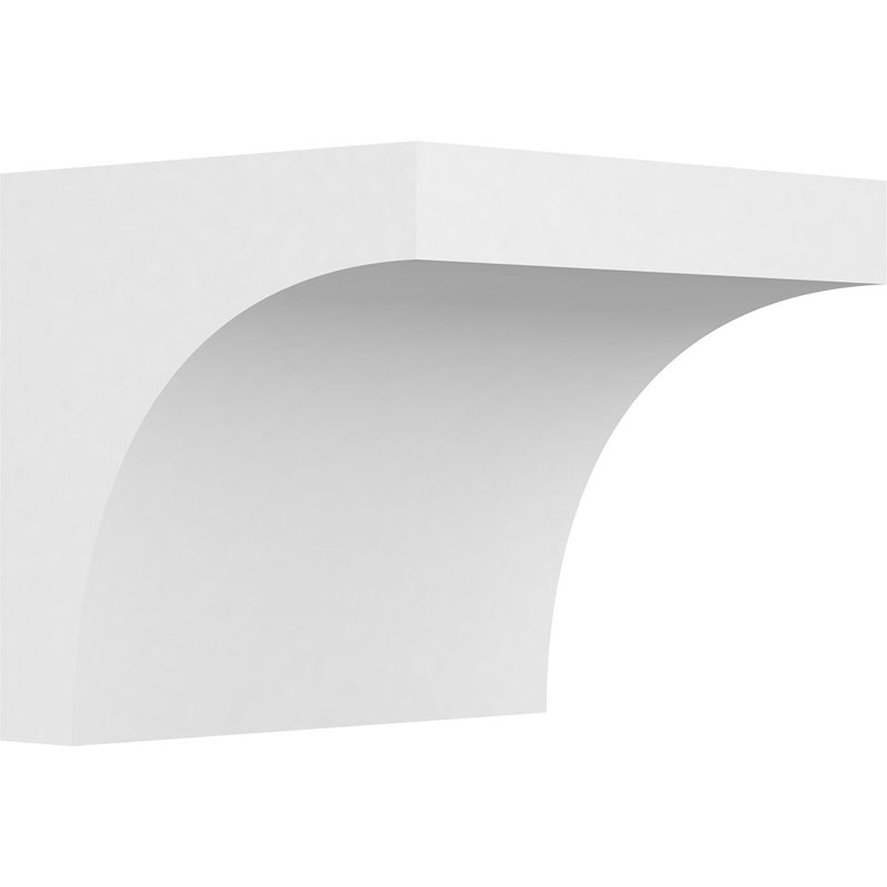 Corbeau standard en PVC de qualité architecturale Stockport, H 6 po x l 7 po x P 6 po