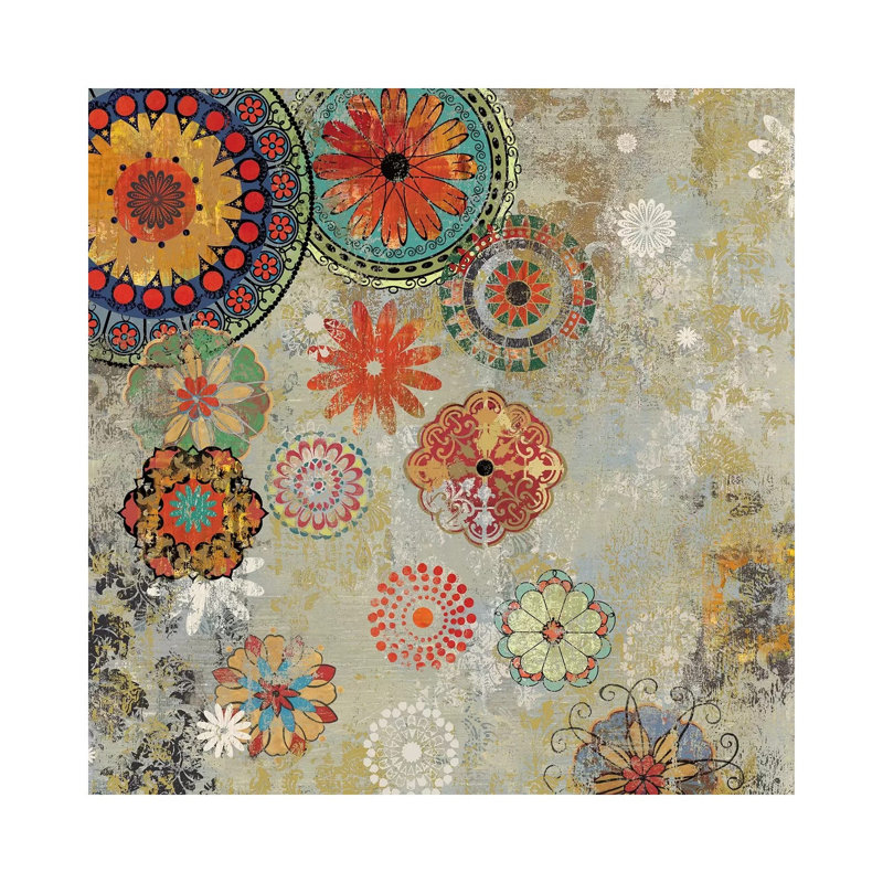 Caravan I by Aimee Wilson - Wrapped Canvas Painting, 93.98 cm H x 93.98 cm W x 3.175 cm D