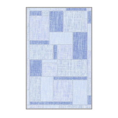 Premium Hall Carpet, 1% Polyester, 39.4 x 59.1 inches | 8 mm Pile Height, 65 g/m² | Antibacterial, Non-Slip PVC Felt Dot Underside, Machine Washable | 3D Digital Print, Durable & Stylish for Home Decor