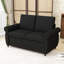 Divan-lit tapissier Abrian, canapé-lit escamotable, causeuse avec matelas simple-282642791
