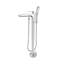 Robinet de baignoire autoportant à fixation au sol avec douche à main Pluto - Noir mat-95302653-95426498