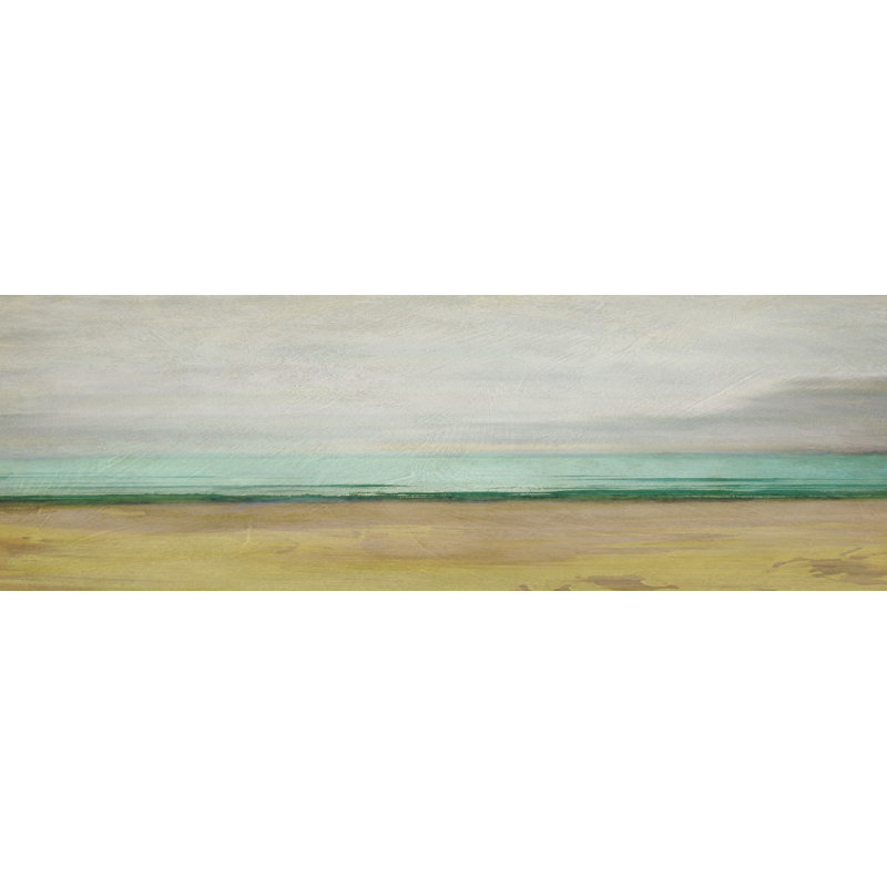 Waterline iv-impression de peinture à l’acrylique sur toile, H 5 po x l 15 po