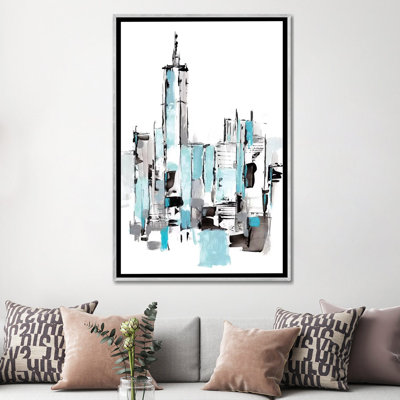 «Blue City II» par Ethan Harper - reproduction d'art
