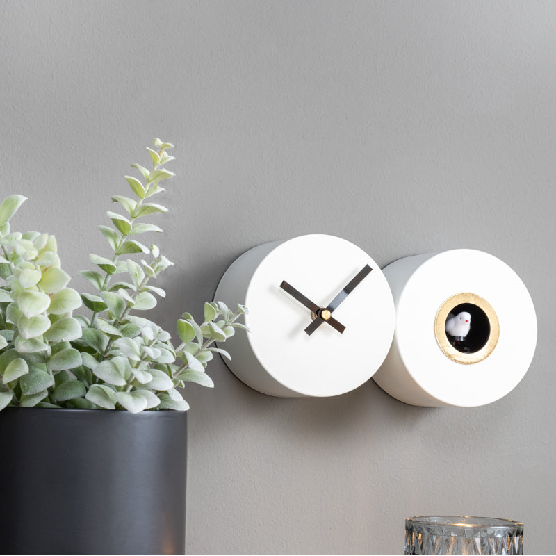 Cuckoo Wall Clock, White