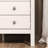  Three Drawer End Table/Nightstand - White-811329179