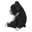 Sleepy Boston Terrier Puppy Statue Sitting