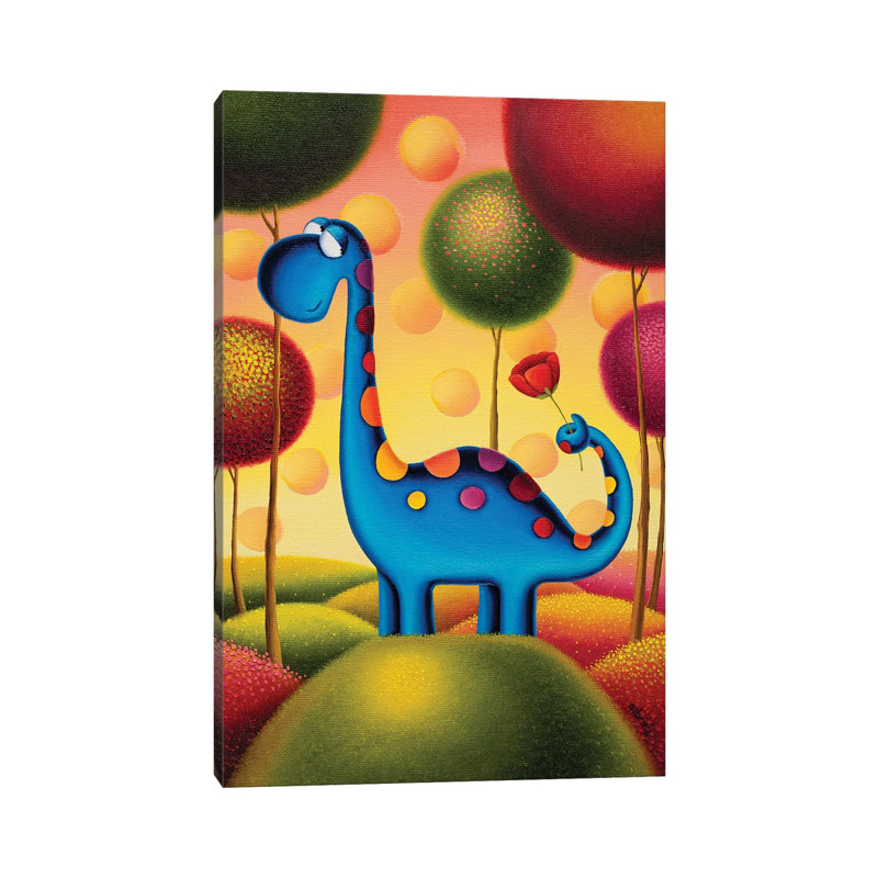 Dreamland by Gabriela Elgaafary - Painting on Canvas, 20.32 cm H x 30.48 cm W, Wrapped Canvas