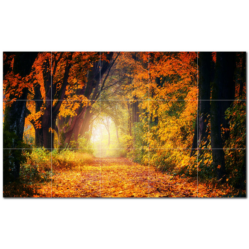 8 in. x 8 in. Ceramic Decorative Mural
