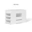 White Closet Island With 14 Drawers And Tempered Glass