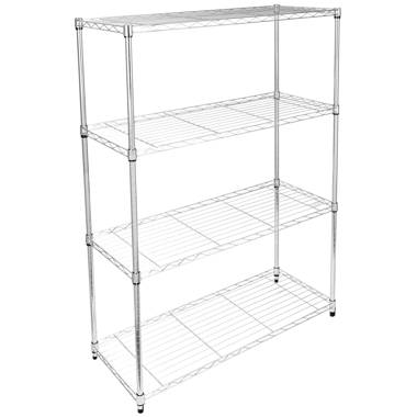 Metal Wire Storage Shelves, 5 Tier Storage Shelves Heavy Duty Storage  Shelves for Garage, Cube Storage Shelves for Kitchen, Carbon Steel Storage  Rack