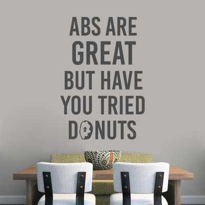 Adhésif décoratif "abs is belle" mais avez-vous essayé