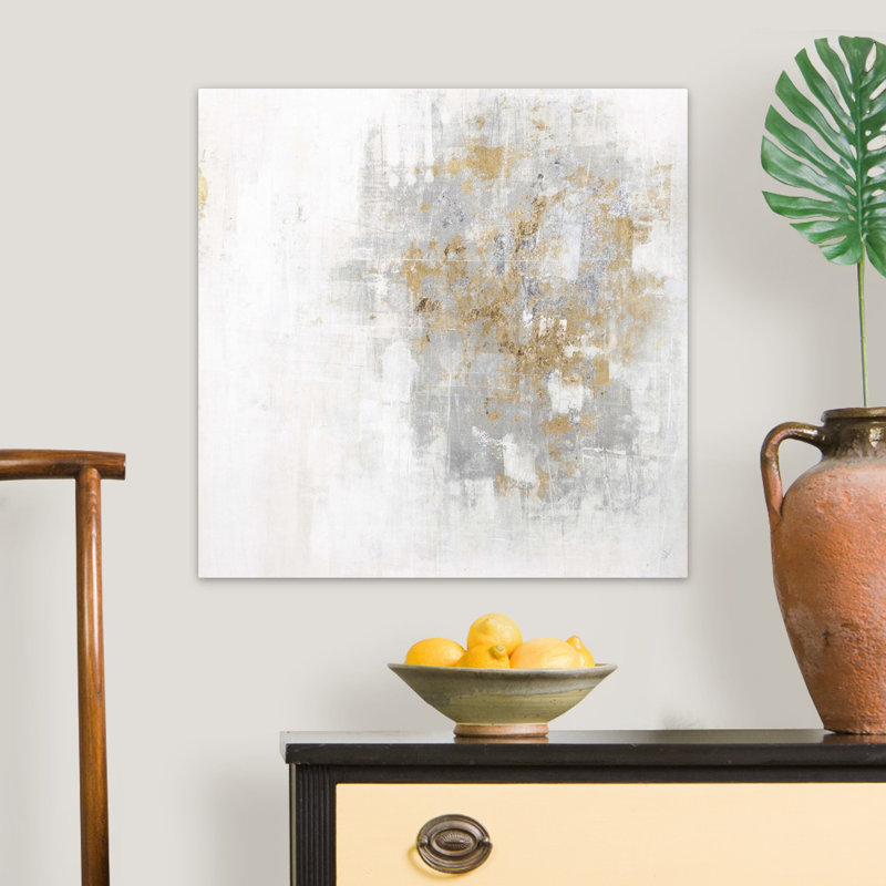 «Cali Gold II» par Joshua Schicker, reproduction sur toile, H 24 po x l 24 po x P 1,25 po, Toile tendue