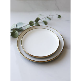 "The Luxury Collection" Blue and White with Gold Trim - Small Plate 8" (Set of 4)
