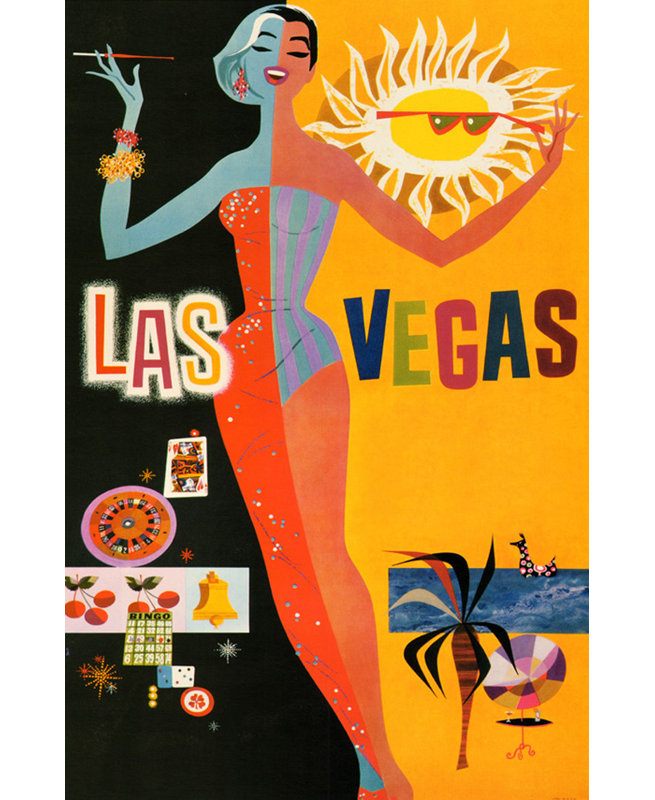 Las Vegas, H 18 po x l 12 po