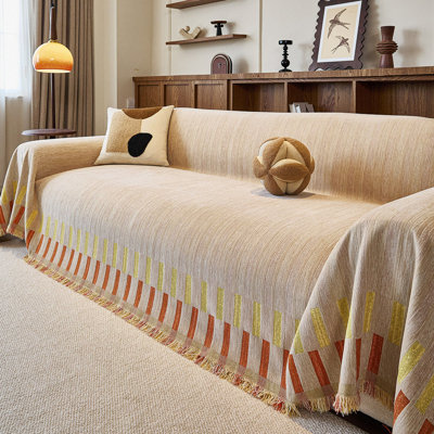 Retro Style Sofa Towel, One-Piece Full-Cover