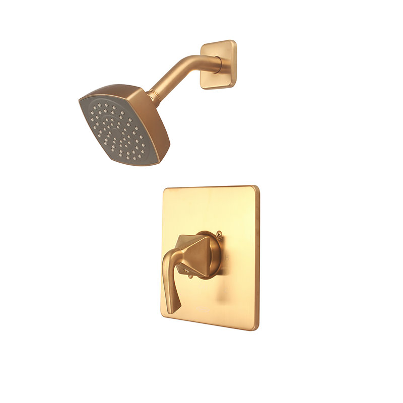 Prenza Shower Faucet, Brushed Gold