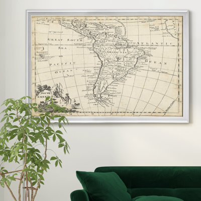 " Map Of South America "