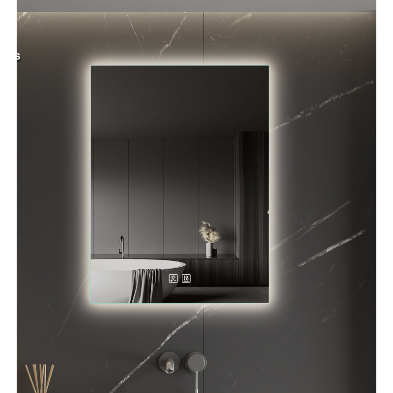 Miroir mural sans cadre Naliyah, 36 po x 72 po