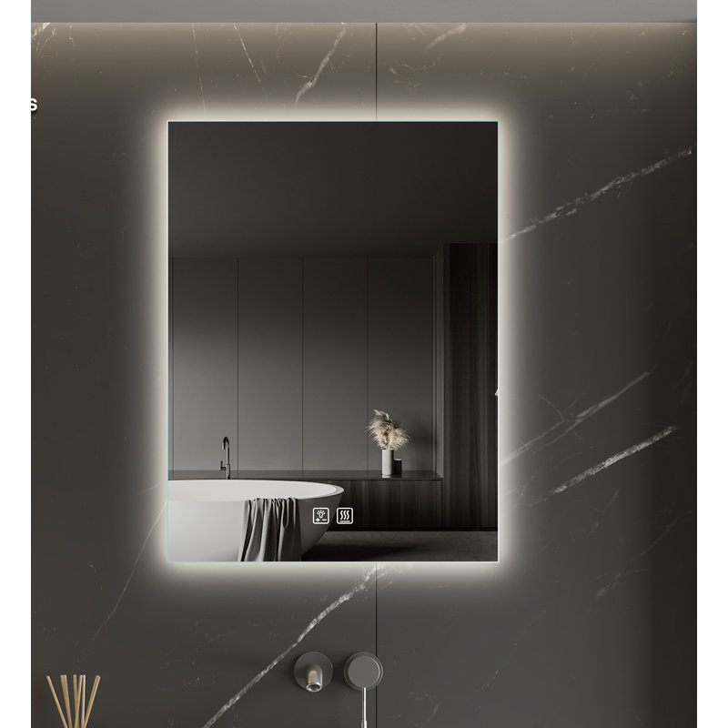 Miroir mural sans cadre Naliyah, 32 po x 40 po