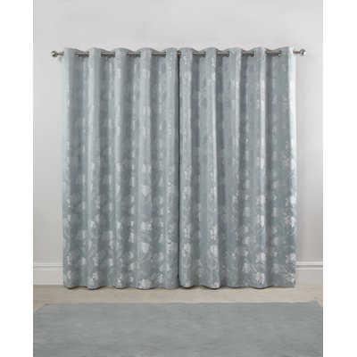Blossom Eyelet Room Darkening Curtains