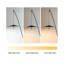 Luminaire de plancher diagonal avec abat-jour noir