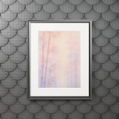 Clinger Single Picture Frame Print