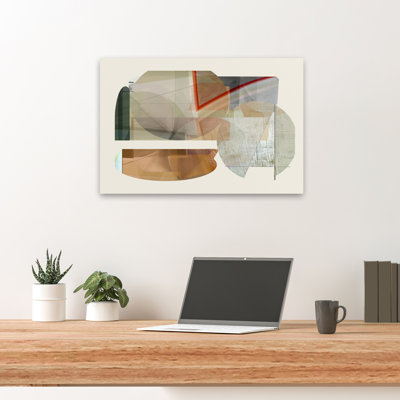 Texture Shapes I Modern Abstract Modern Digital Art Geometric