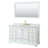Deborah 60'' Single Bathroom Vanity with Marble Top