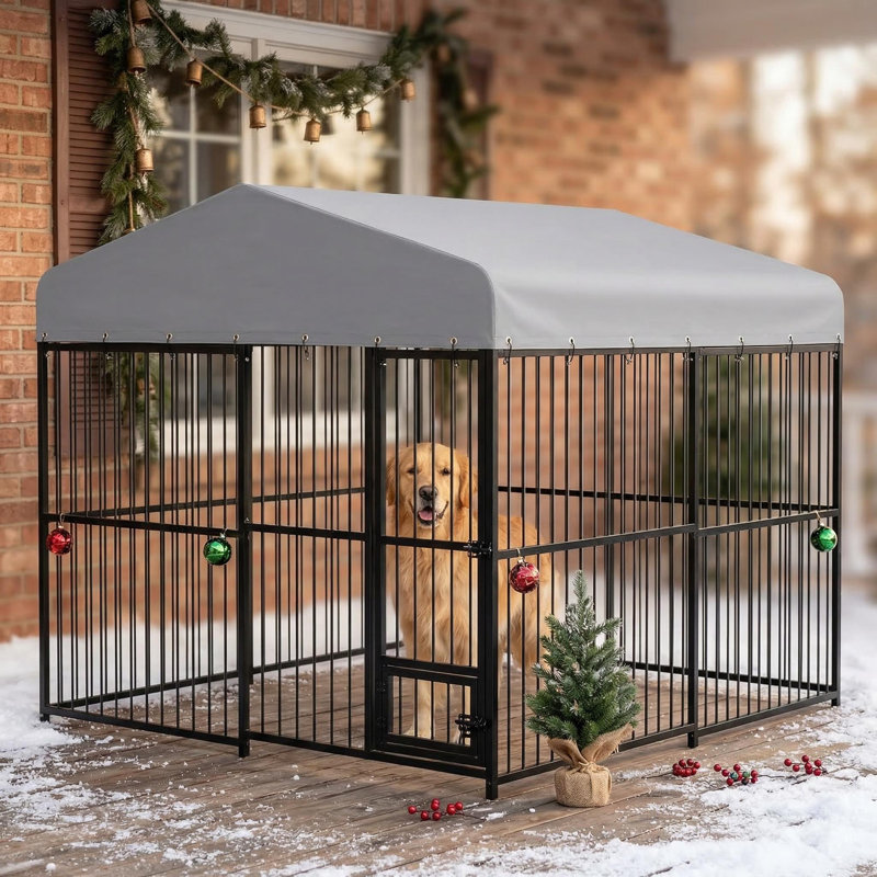 180cm H Metal Yard Kennel