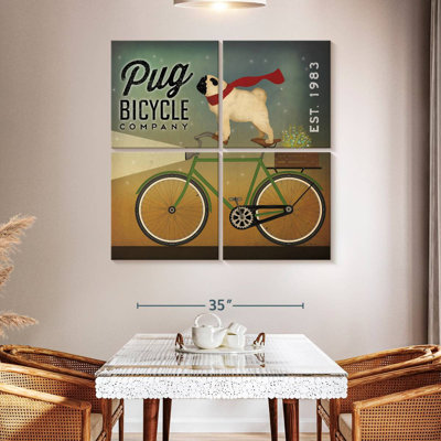 Brampt Pug On A Bike