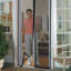 Covers & All Magnetic Screen Door Mesh, Made of 6 Oz Black Mesh Resistant to Abrasion Magnetic Screen-1117727255