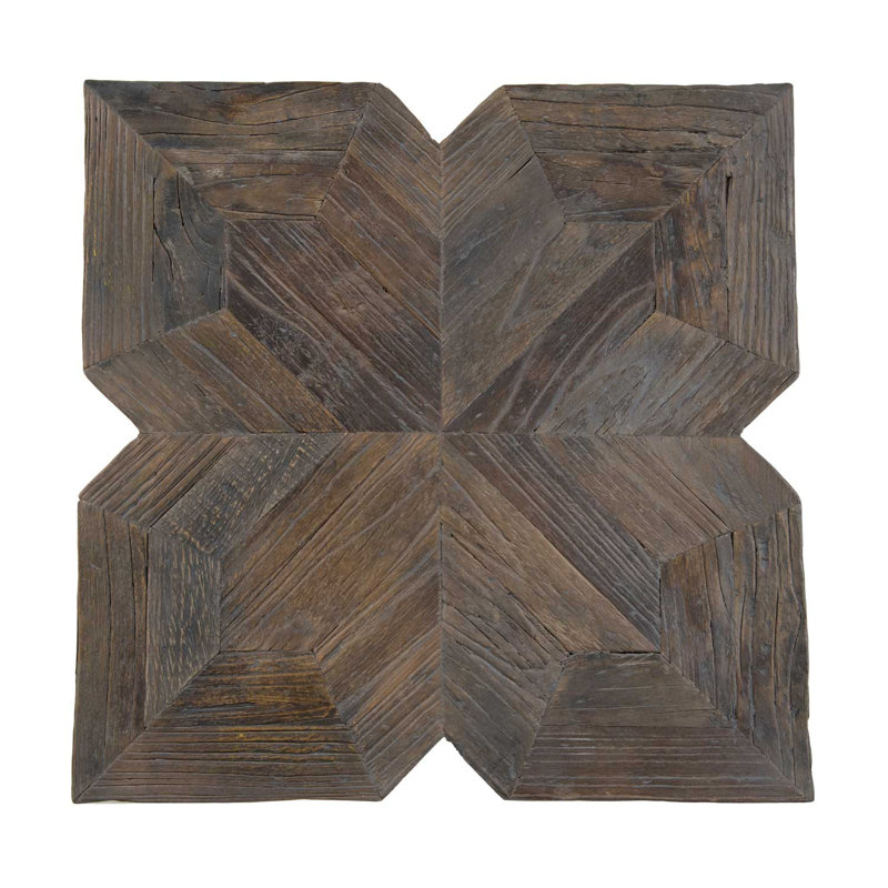 Arthur Contemporary Brown Square Wooden End Table