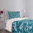 Ambesonne Blue Bedspread Set 2 Pcs Camouflage Oceanic Colors Twin Slate Blue Pale Blue