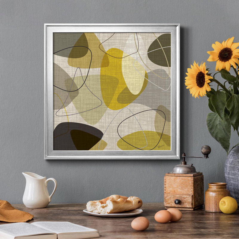 Sandstone I - cadre photo, impression sur toile, H 22,5 po x l 22,5 po x P 1,5 po, Argent