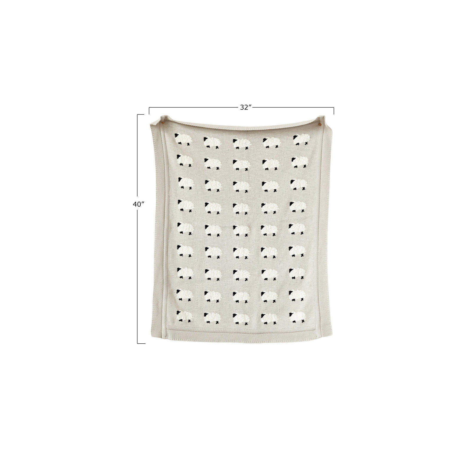  Sheep 100% Cotton Blanket